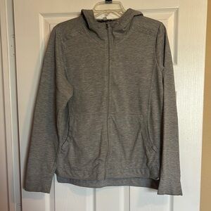 Toad&Co women’s gray full zip hoodie sweatshirt size large